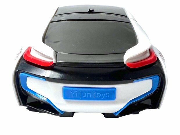 Robot sport Car 2 in 1 robot en auto transformer voertuig sport auto - led licht en geluid 22CM 