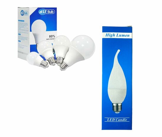 LED-Beleuchtung, LED-Kerzenlampe, wei&szlig;es Licht, E14, Energie A