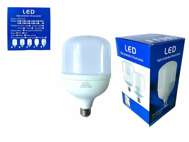 LED verlichting - E27 fitting - 1W vervangt 40W - 6500K daglicht wit Energy A