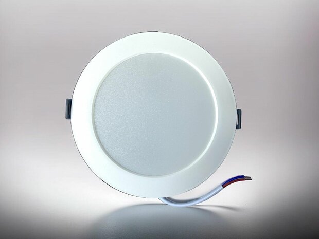 Panneau LED | 12 watts | Rond | Plafonnier encastrable (blanc naturel) &Oslash;112mm