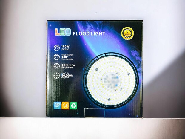 UFO LED High Bay Lighting 100W Warehouse Industrial Factory Light Lamp Low Bay