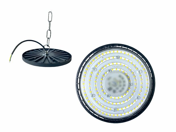 UFO LED Hoogbouwverlichting 100W Magazijn Industri&euml;le Fabriek Lichtlamp Laagbouw