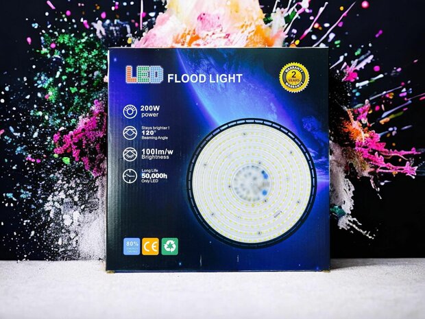 UFO LED High Bay Lighting 200W Warehouse Industrial Factory Light Lamp Low Bay