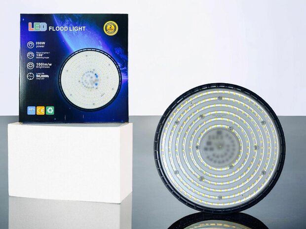 UFO LED High Bay Lighting 200W Warehouse Industrial Factory Light Lamp Low Bay