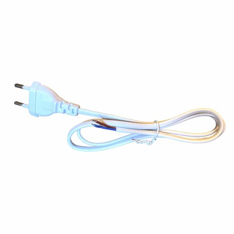 Connection cable 1M Euro 2 X 0.75mm white