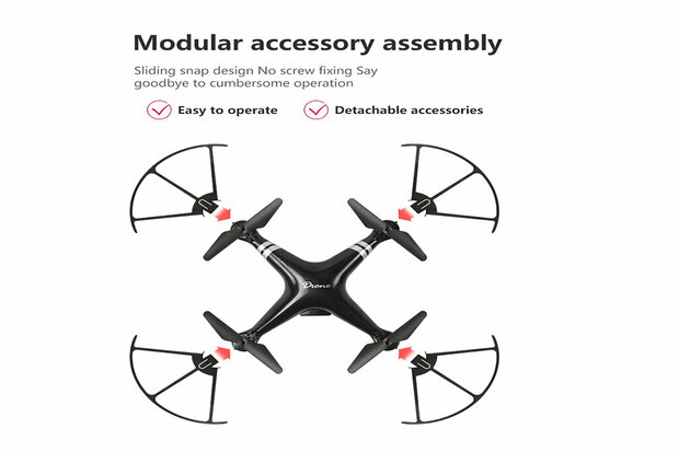 Drone - 2.4Gh - Afstand Bestuurbaar - Hover Mode - Take off Landing - 28 x 18 x 8 cm