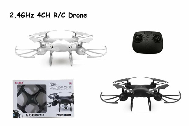 Drone - 2.4Gh - Afstand Bestuurbaar - Hover Mode - Take off Landing - 28 x 18 x 8 cm