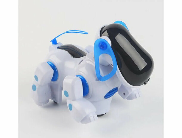Robot dog LeLe - barks and music - interactive - lights - moves