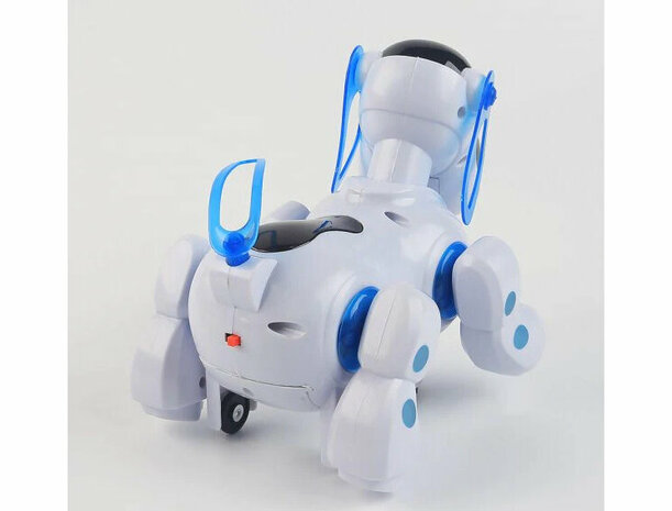 Robot dog LeLe - barks and music - interactive - lights - moves