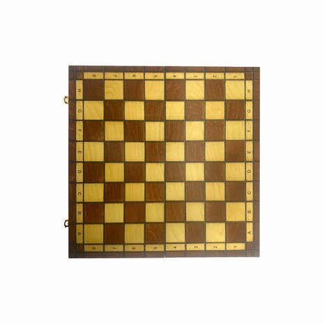 Chess board set - 39x39cm - Wood - Magnetic - Foldable - Chess game - Wood Chess