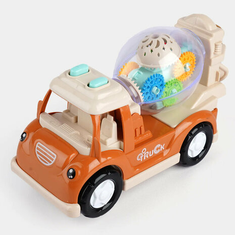 Gear Truck toy car with light and can drive - spinning gears and making sound