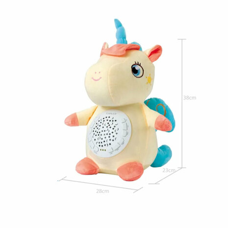 Licorne en peluche pour b&eacute;b&eacute; - jouet projecteur pour b&eacute;b&eacute;