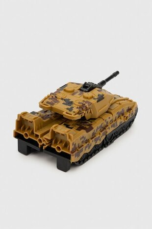 Transform X-Warrior Tank War military - robot en tank 2in1 Bruine 