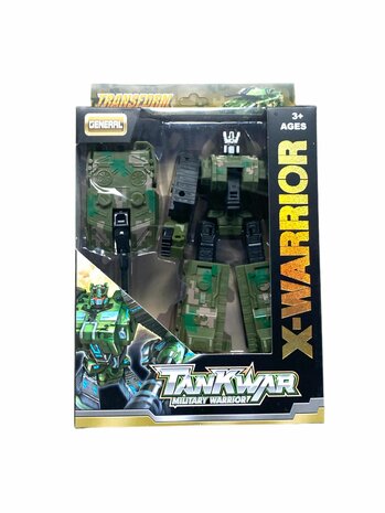Transform X-Warrior Tank War Milit&auml;r &ndash; Roboter und Panzer 2in1