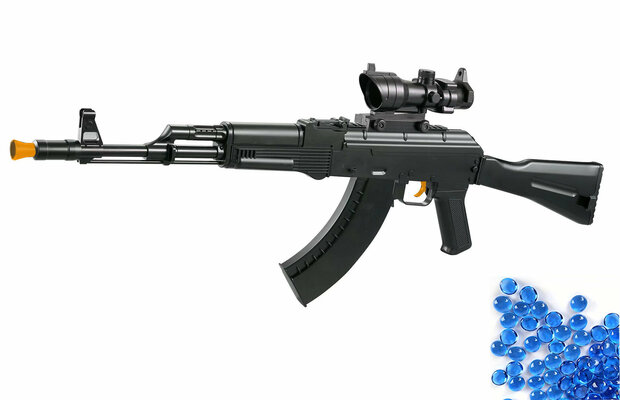 AK 47 Gel-Blaster &ndash; inkl. Gel-Kugeln &ndash; wiederaufladbar &ndash; 98 cm