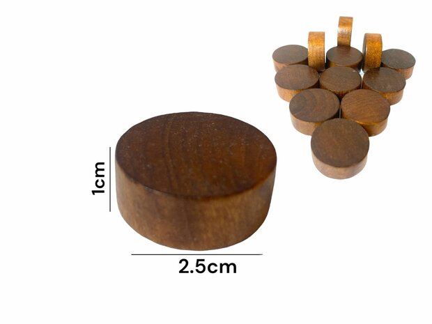 Schaaken en dammen 2in1 pakket - Opklapbaar - magnetisch schaakstenen en damstukken - Hout - 39CM