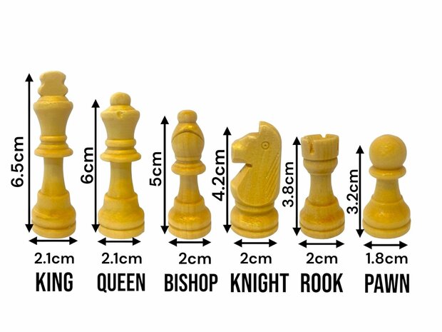 Paquet d&#039;&eacute;checs et de dames 2 en 1 - Pliable - pi&egrave;ces d&#039;&eacute;checs et pi&egrave;ces de dames magn&eacute;tiques - Bois - 34CM