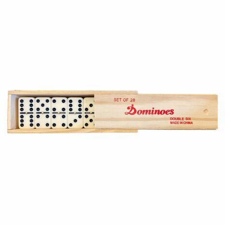 Longfield Games Domino Double 6 Large in der Truhe