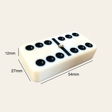 Longfield Games Domino Double 6 Large in der Truhe