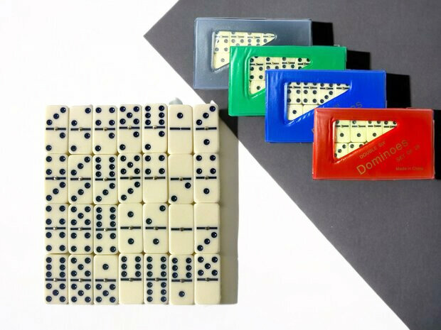 Domino spel - 28 stuks dominostenen - dubbel 6 - Double Six Dominoes