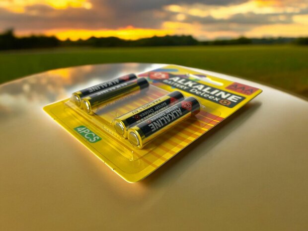 Batterien Deleex Alkaline AAA &ndash; LR03 1,5 V &ndash; 4 St&uuml;ck im Paket