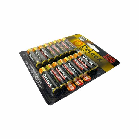 Deleex AAA-Batterien R03P 1,5 V &ndash; 16 St&uuml;ck in einer Packung