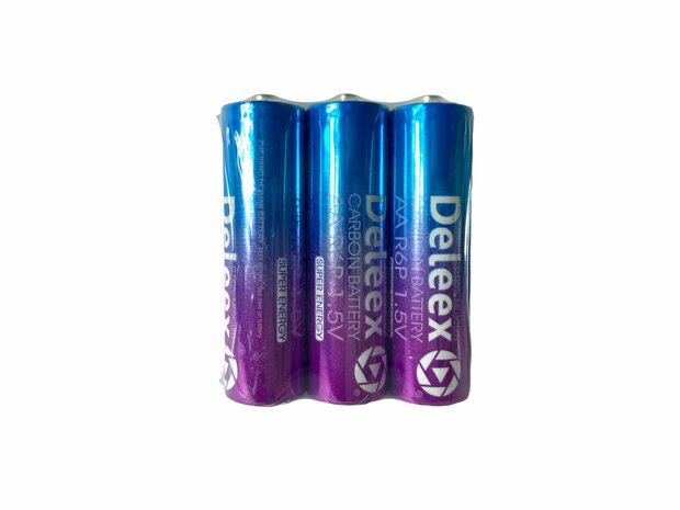 Deleex AA-Batterien R6P 1,5 V &ndash; 60 St&uuml;ck in einer Packung
