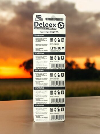  CR2025 3V -  DL2025 super Lithium - Deleex
