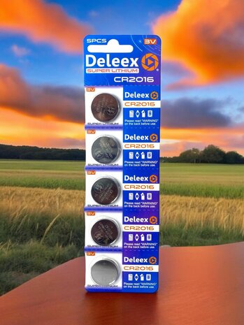  CR2016 3V -  DL2016 super Lithium - Deleex