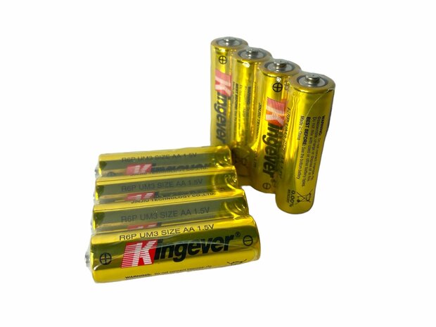 Kingever Batterijen Extra Heavy duty AA 60st. R6p 1.5v p