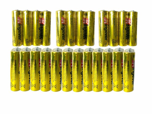 Kingever Batterien Extra Heavy Duty AA 60St. R6p 1,5v p