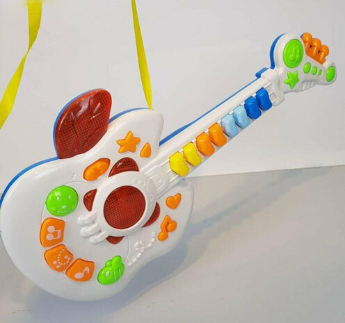 Jouets musicaux guitare &eacute;lectrique pour enfants 43,5 CM