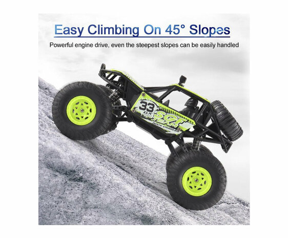 RC Rock Crawler Climbing Car - 1:20 RC monster car - voiture t&eacute;l&eacute;command&eacute;e o