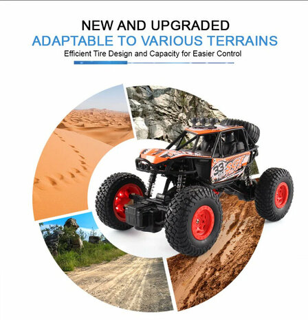 RC Rock Crawler Climbing Car - 1:20  RC monster auto - afstand bestuurbare auto o