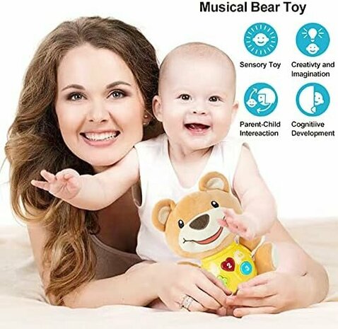 Babyspielzeug Pl&uuml;schb&auml;r &ndash; Spielzeug f&uuml;r Neugeborene von 0 bis 36 Monaten