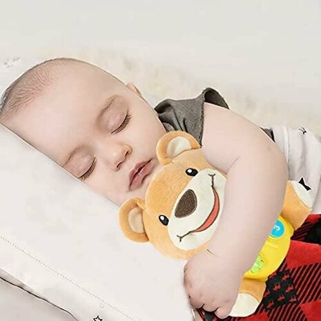 Baby speelgoed Pluche beer - speelgoed voor pasgeboren baby&#039;s van 0 tot 36 maanden