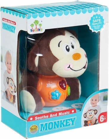 Baby toys Little monkey - Plush monkey - for babies from 0 to 36 months