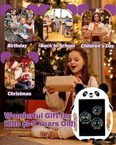 LCD Drawing Board Toy - Kids Drawing Tablet - Electronic Drum Pad Panda