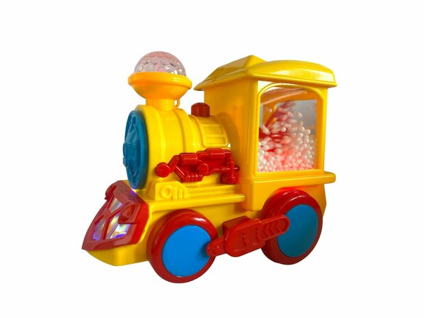 Toy Train Series locomotive - train with disco lights, sound and rides Y