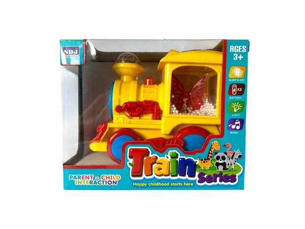 Lokomotive der Toy Train-Serie &ndash; Zug mit Disco-Lichtern, Sound und Fahrgesch&auml;ften G