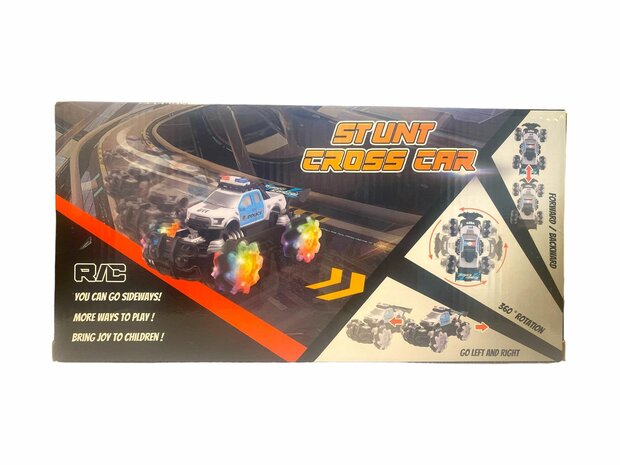 RC Auto - STUNT CROSS CAR - Rc monster car  -2.4GHz 1:18