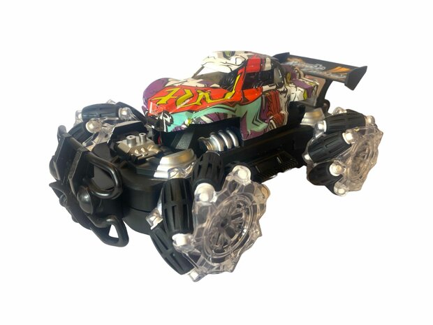 Voiture RC - STUNT CROSS CAR - Voiture monstre RC - 2,4 GHz 1:18