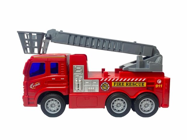 RC Fire Engine Fire Rescue Truck red 26cm 1:16