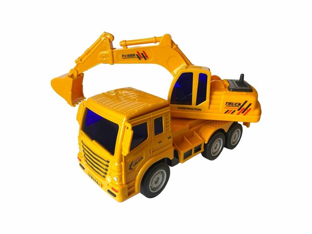 RC EXCAVATOR TOY TRUCK 27MHz 1:16