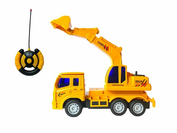 RC EXCAVATOR TOY TRUCK 27MHz 1:16