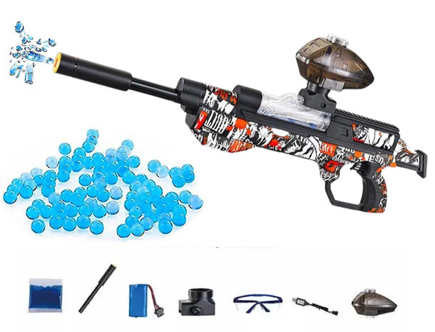 Space Frost Gel Blaster - Toy water balls - incl. orbeez - Red