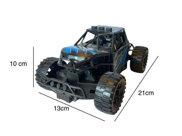 RC Auto speelgoed  Xtereme 1:18 Zwart blauw