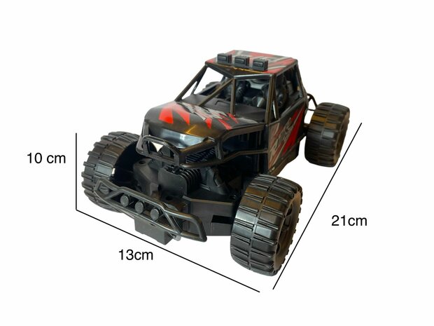 RC Car toy Xtreme 1:18 black red