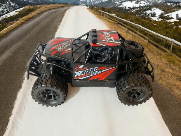 Jouet de voiture RC Xtreme 1:18 noir rouge