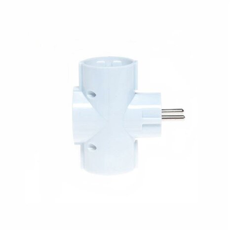 Adapterstecker 3-WEGE-STECKER &ndash; 3N1 &ndash; Eu 3-polige Stromumwandlungssteckdose